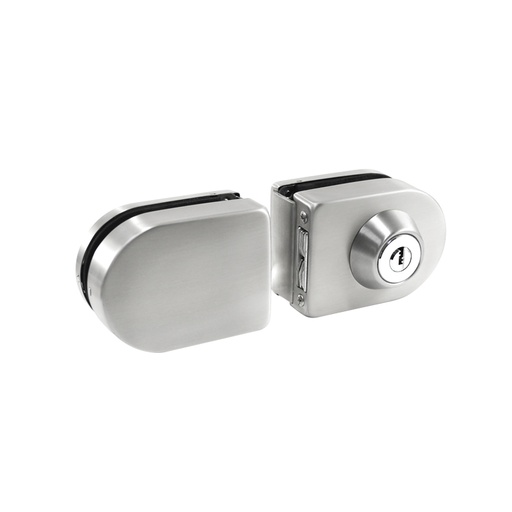 [VTR-572] ROUND PATCH FITTING LOCK - 304 STAINLESS STEEL MOD. VTR-572