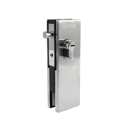 [PF-2008] EUROPEAN PATCH DOOR LOCK WITH PIN - 304 STAINLESS STEEL MOD. PF-2008