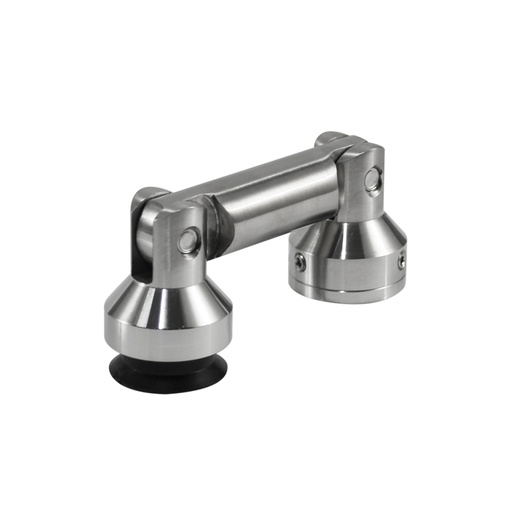 [CY-623B] GLASS TO WALL SWIVEL FITTING CONNECTOR - STAINLESS STEEL MOD. CY-623B
