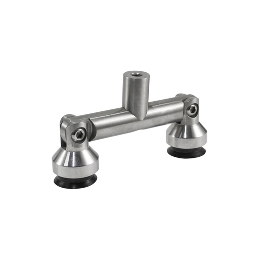 [CY-628] GLASS TO WALL CONNECTOR - STAINLESS STEEL MOD. CY-628