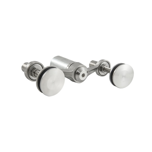 [SP-001] 2-WAY GLASS SPIDER FITTINGS - STAINLESS STEEL MOD.SP-001