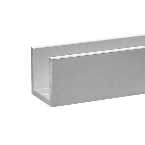 STANDARD “U” CHANNEL FOR 3/4&quot; GLASS - HIGH 1&quot; MOD. JK005