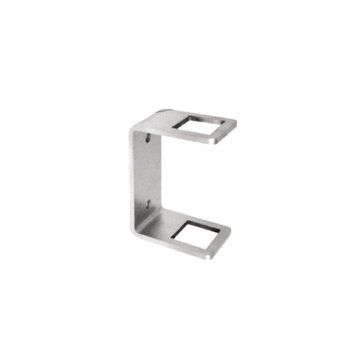 [CY-247] SQUARE POST FASCIA MOUNT BRACKET - 304 STAINLESS STEEL MOD.CY-247