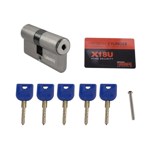 TÜRGRIFFE EURO CYLINDER KEY-KEY - HIGH SECURITY MOD. X18NS