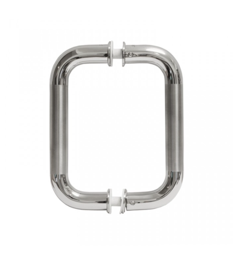 [CHCP014-150] 3/4” ROUND TRADITIONAL BACK-TO-BACK PULL HANDLE  - 304 STAINLESS STEEL MOD. CHCP014-150