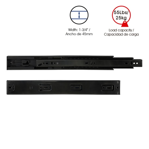 4505HC SOFT STOP SYSTEM FULL EXTENSION DRAWER SLIDE