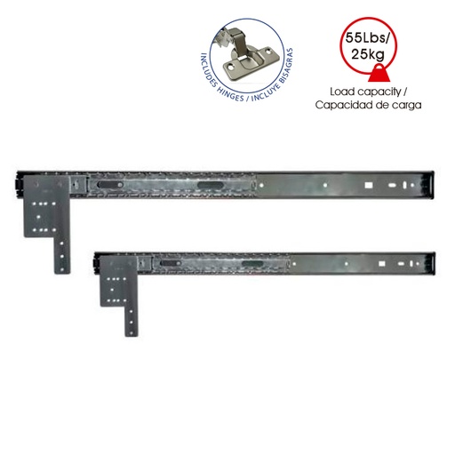 [35.08.18] 35.08 FULL EXTENSION DRAWER SLIDE FOR TV FURNITURE