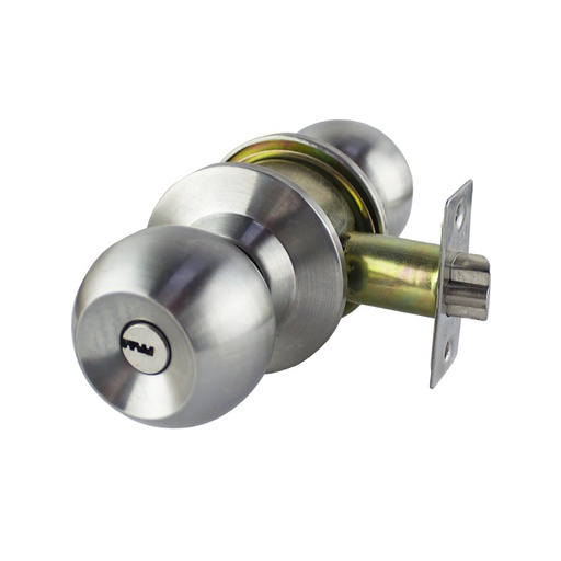 [PJETSS-AS-B] HIGH SEGURITY DOOR KNOB COMBO LOCK - STAINLESS STEEL MOD. PJETSS-AS-B
