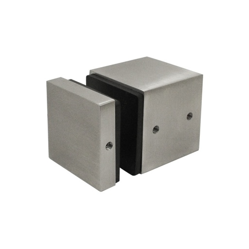 1-9/16&quot; SQUARE HEAVY DUTY GLASS RAILLING STANDOFF - 2&quot; - 316 STAINLESS STEEL - MOD. SQS50-45