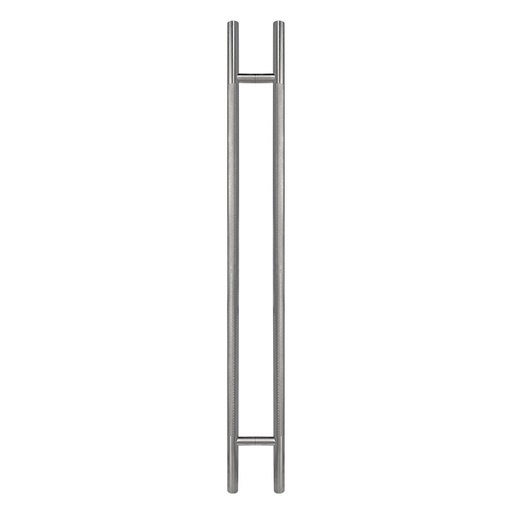 [L2239X50SS-SET] 50&quot; KNURLED LADDER PULL HANDLE - BACK-TO-BACK - SATIN FINISH - 304 STAINLESS STEEL - MOD. L22