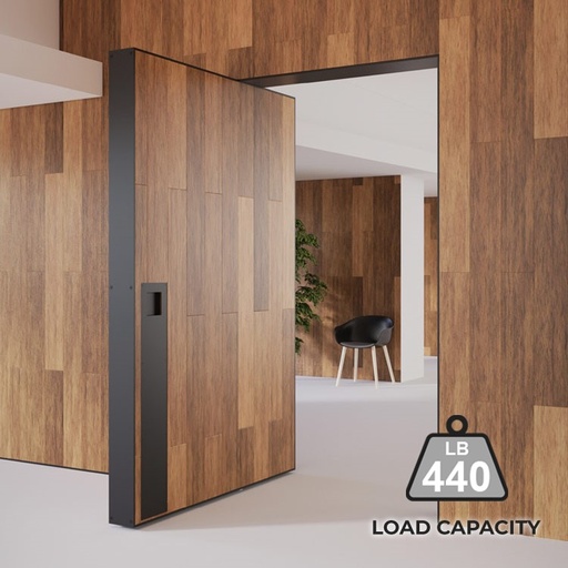 [JK05214HO] JNF - Hydraulic Pivot System - Soft Close - Hold Open - Heavy-Duty - Max. 440 lbs - Model JK05214HO