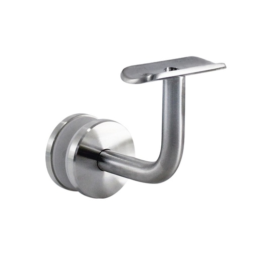 [JPG021SSS] GLASS-MOUNTED HANDRAIL BRACKET - 316 STAINLESS STEEL MOD. JPG021